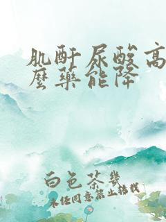 肌酐尿酸高吃什么药能降