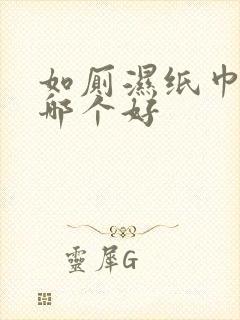 如厕湿纸巾牌子哪个好