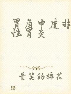 胃角中度非萎缩性胃炎