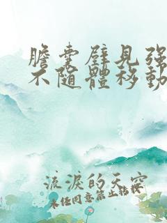 胆囊壁见强回声不随体移动