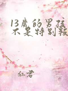 13岁的男孩是不是特别叛逆