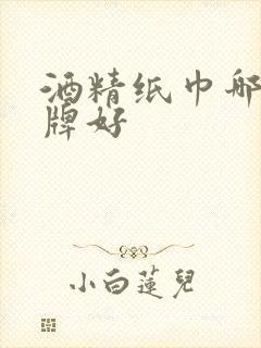 酒精纸巾哪个品牌好