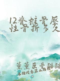 12脊椎骨压缩性骨折多久恢复正常有点疼痛