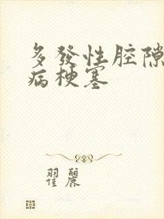 多发性腔隙性脑病梗塞