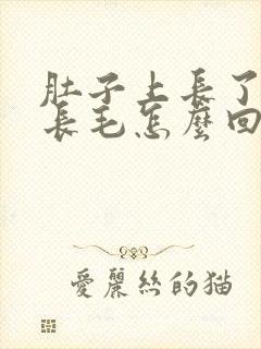 肚子上长了一根长毛怎么回事