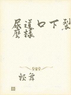 尿道口下裂是什么样