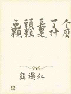 龟头长了个小肉颗粒是什么原因