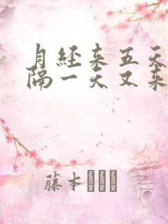 月经来五天没了隔一天又来一点