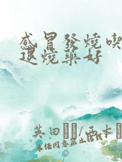 感冒发烧吃什么退烧药好