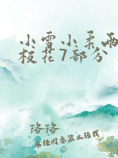 小雪小柔两个大校花7部分