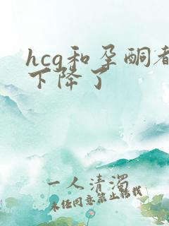 hcg和孕酮都下降了