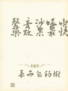 声音沙哑吃什么药效果最快