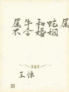 属牛和蛇属相合不合婚姻