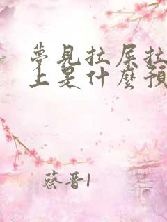 梦见拉屎拉在身上是什么预兆