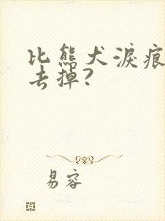 比熊犬泪痕怎么去掉?