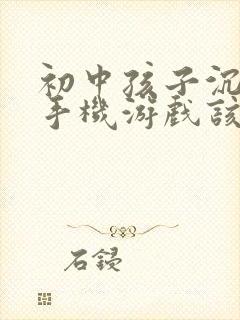 初中孩子沉迷于手机游戏该怎么办