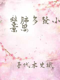 双肺多发小结节意思