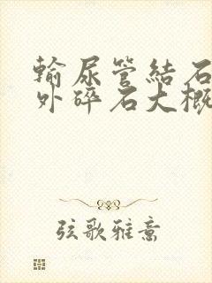 输尿管结石做体外碎石大概多少钱