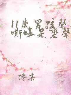 11岁男孩声音嘶哑是变声吗