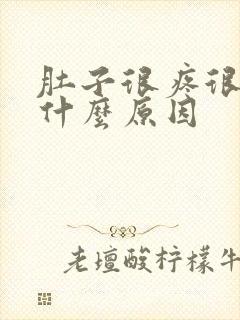 肚子很疼很疼是什么原因