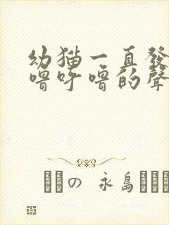 幼猫一直发出呼噜呼噜的声音是什么原因