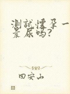 测试怀孕一定要晨尿吗?