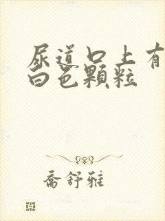 尿道口上有很多白色颗粒