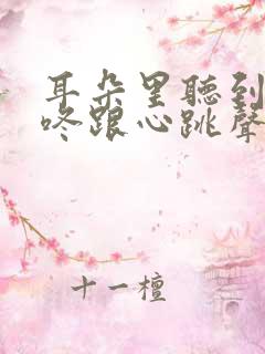 耳朵里听到咚咚咚跟心跳声音一样