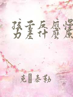 孩子反应慢记忆力差什么原因