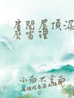 房间屋顶漏雨怎么处理