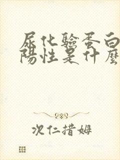 尿化验蛋白质弱阳性是什么意思