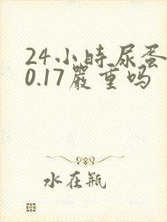 24小时尿蛋白0.17严重吗