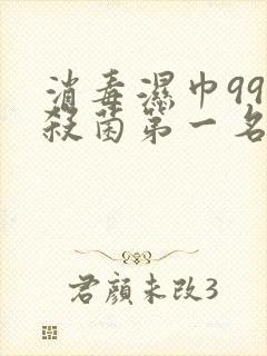 消毒湿巾99%杀菌第一名