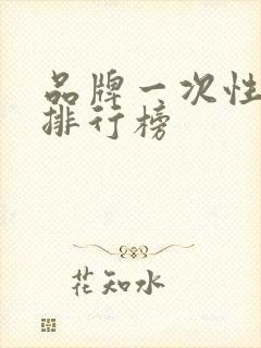 品牌一次性餐具排行榜