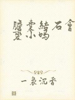 胆囊结石会自己变小吗