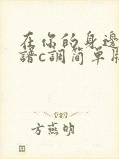 在你的身边吉他谱c调简单版