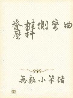 脊椎侧弯曲看什么科