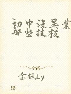 初中没毕业能上哪些技校