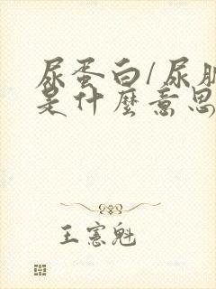 尿蛋白/尿肌酐是什么意思