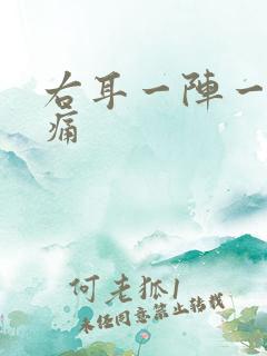 右耳一阵一阵刺痛