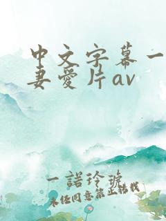 中文字幕一级人妻爱片av