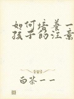 如何培养一年级孩子的注意力和专注力