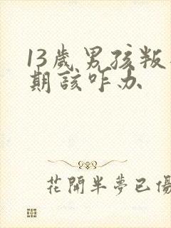 13岁男孩叛逆期该咋办