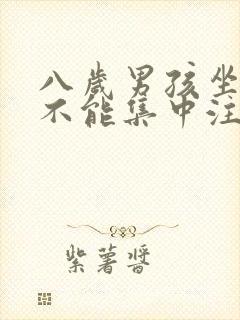 八岁男孩坐不住不能集中注意力