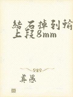 结石掉到输尿管上段8mm