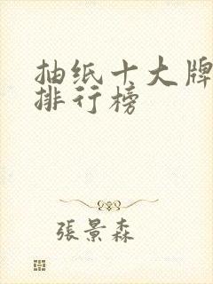 抽纸十大牌品牌排行榜