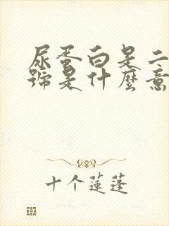 尿蛋白是二个加号是什么意思