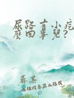 尿路有小疙瘩怎么回事儿?