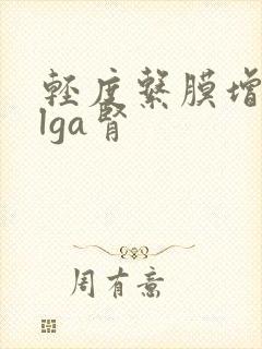 轻度系膜增生性lga肾