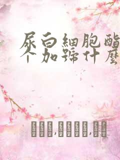 尿白细胞酯酶1个加号什么意思